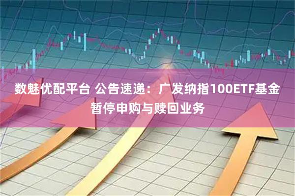 数魅优配平台 公告速递:广发纳指100ETF基金暂停申购与赎回业务