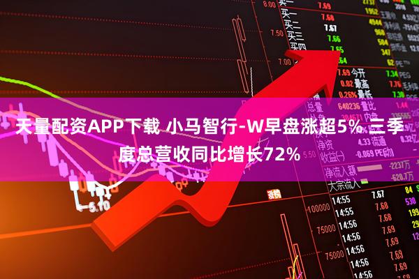 天量配资APP下载 小马智行-W早盘涨超5% 三季度总营收同比增长72%
