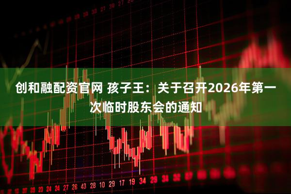 创和融配资官网 孩子王：关于召开2026年第一次临时股东会的通知